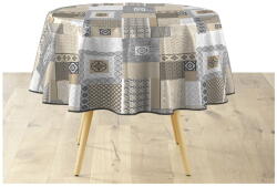 douceur d'intérieur PVC lemosható asztalterítő ø 160 cm Costa - douceur d'intérieur