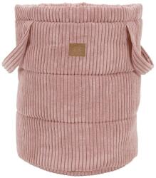 Meowbaby Rózsaszín textil játéktároló kosár ø 39x50 cm - Meowbaby