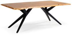 MOME Étkezőasztal akácfa asztallappal 100x200 cm Mudri - MOME