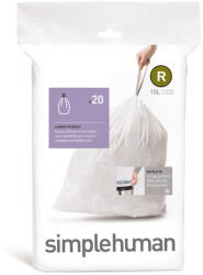 simplehuman Összehúzható szemeteszsák készlet 20 db-os 10 l R - simplehuman