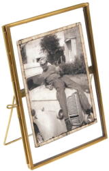 Rex London Aranyszínű fém álló képkeret 10x15 cm - Rex London
