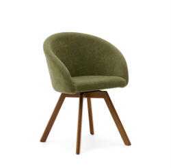 Kave Home Zöld kárpitozott karfás étkezőfotel Marvin - Kave Home