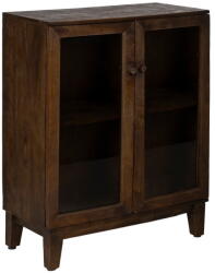 Ixia Barna mangófa tálalószekrény 80x100x40 cm Ravi - Ixia