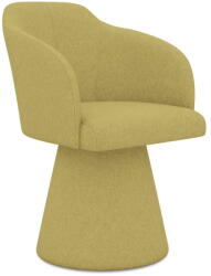 makamii Sárga kárpitozott étkezőfotel Kanoa - Makamii