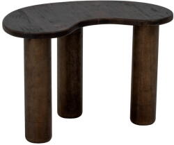 Bloomingville Sötétbarna kaucsukfa dohányzóasztal 36x53 cm Luppa - Bloomingville