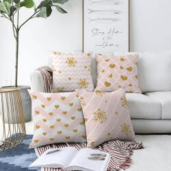 Mila Home Karácsonyi mintás textil párnahuzat szett 4 db-os 43x43 cm - Mila Home