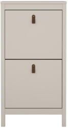 Tvilum Szürkésbézs billenő ajtós cipőtartó Madrid - Tvilum