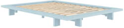 Karup Világoskék borovi fenyő franciaágy ágyráccsal 180x200 cm Japan - Karup Design