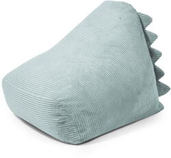 SLOWDOWN Mentazöld kordbársony gyerek babzsákfotel Snug 80 Dragon - SLOWDOWN