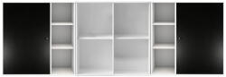 Hammel Furniture Fekete-fehér fali komód Hammel Mistral Kubus, 206 x 69 cm