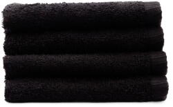 Catherine Lansfield Fekete gyorsan száradó frottír pamut törölköző szett 4 db-os 30x30 cm Quick Dry - Catherine Lansfield