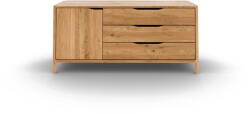 The Beds Natúr színű tölgyfa alacsony komód 140x64 cm Twig - The Beds - bonami - 641 230 Ft