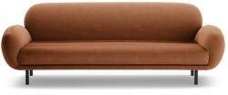 Micadoni Terrakotta színű buklé kanapé 208 cm Poppy - Micadoni