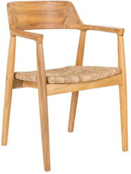 House Nordic Natúr színű tömörfa karfás étkezőszék Getafe - House Nordic