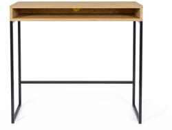 Woodman Íróasztal tölgyfa dekoros asztallappal 35x100 cm Frame - Woodman