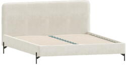 ROPEZ Bézs kárpitozott egyszemélyes ágy ágyráccsal 90x200 cm Barker - Ropez