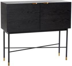 Hübsch Norm fekete kőrisfa komód - Hübsch