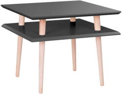 Ragaba Square grafitszürke dohányzóasztal, 55 x 55 cm - Ragaba