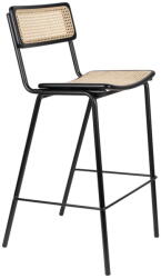 Zuiver Fekete rattan bárszék szett 2 db-os 106 cm Jort - Zuiver