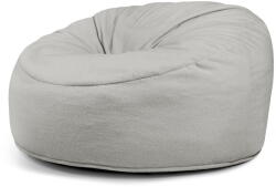 SLOWDOWN Világosszürke buklé babzsákfotel Om 135 - SLOWDOWN