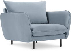Cosmopolitan Design Világoskék bársony fotel Vienna - Cosmopolitan Design