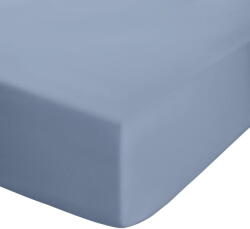 Catherine Lansfield Kék gumis perkál lepedő 90x190 cm Easy Iron Percale - Catherine Lansfield