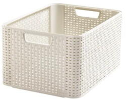 Keter Krémszínű műanyag tárolódoboz 29x39x17 cm Style - Curver