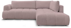 Bobochic Paris Rózsaszín kinyitható-tárolóhelyes sarokkanapé (jobb oldali-L alakú) Fuji - Bobochic Paris