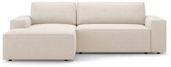 Micadoni Bézs buklé kinyitható sarokkanapé (bal oldali) Jodie - Micadoni Home