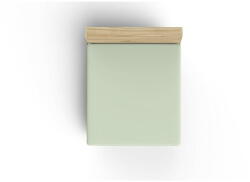 Mijolnir Világoszöld gumis pamut lepedő 140x200 cm - Mijolnir