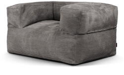 SLOWDOWN Sötétszürke kordbársony babzsákfotel MooG - SLOWDOWN