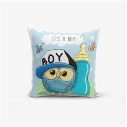Mila Home Gyerek párnahuzat 43x43 cm Boy Owl - Mila Home