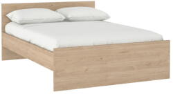 Tvilum Natúr színű franciaágy ágyrács nélkül 140x200 cm tölgyfa dekorral Naia - Tvilum