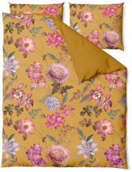 Bonami Blossom okker kétszemélyes pamutszatén ágyneműhuzat, 160 x 220 cm - Bonami Selection