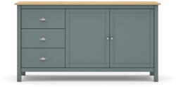 Marckeric Szürkészöld borovi fenyő komód 150x80x40 cm Misti - Marckeric
