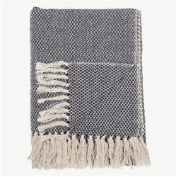 Bloomingville Throw kék takaró, 130 x 160 cm - Bloomingville