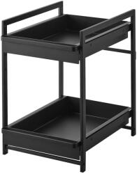 YAMAZAKI Fekete fém kiegészítő polc 30x42 cm Tower - YAMAZAKI