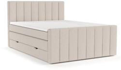 Maison de Reve Bézs ágyneműtartós boxspring ágy 180x200 cm Ruby - Maison de Rêve