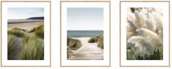knor Kép szett 3 db-os 30x40 cm Beach - knor