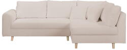 Ropez Bézs buklé sarokkanapé (jobb oldali) Ariella - Ropez
