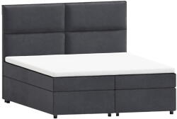 ROPEZ Szürke ágyneműtartós boxspring ágy 160x200 cm Rico - Ropez