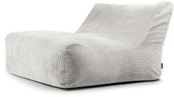 SLOWDOWN Krémszínű kordbársony babzsákfotel Sofa Lounge - SLOWDOWN