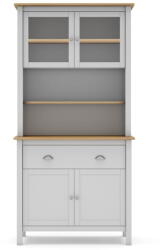 Marckeric Fehér borovi fenyő tálalószekrény 90x180, 5 cm Misti - Marckeric