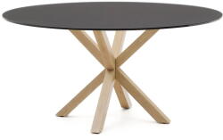 Kave Home Kerek étkezőasztal üveg asztallappal ø 150 cm Argo - Kave Home - bonami - 200 507 Ft