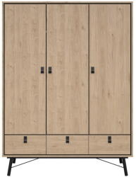 Tvilum Natúr színű ruhásszekrény tölgyfa dekorral 150x200 cm Ry - Tvilum