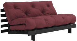 Karup Design Borvörös kinyitható kanapé 160 cm Roots Black Night - Karup Design