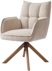 Unique Furniture Krémszínű kárpitozott étkezőfotel szett 2 db-os Marilla - Unique Furniture