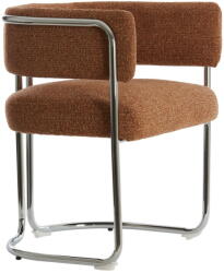 Light & Living Világosbarna kárpitozott karfás étkezőfotel Adante - Light & Living