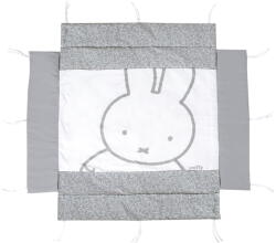 Roba Fehér-szürke pamutkeverék rácsvédő 96 cm Miffy - Roba