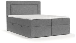 Maison de Reve Szürke ágyneműtartós boxspring ágy 180x200 cm Imagine - Maison de Rêve